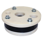 Merrill WS600125P 6" x 1-1/4" WS Series Plastic Well Seal Solid Top Plate