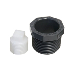 Merrill WS600125P 6" x 1-1/4" WS Series Plastic Well Seal Solid Top Plate