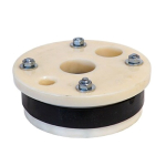 Merrill WS622510P 6" x 1-1/4" x 1" WS Series Plastic Well Seal Double Drop Pipe