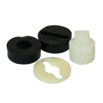 Merrill WS622510P 6" x 1-1/4" x 1" WS Series Plastic Well Seal Double Drop Pipe