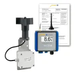 PCE Instruments PCE-WSAC 50W 24-ICA Air Flow Meter, with 128 x 64 Pixel LC Display incl. ISO Calibration Certificate
