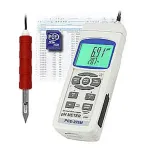 PCE Instruments PCE-228M-ICA Food pH Meter, pH electrode probe, 0.00 to 14.00 pH incl. ISO Calibration Certificate
