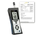 PCE Instruments PCE-320-ICA Air Humidity Meter, 10 to 90% H.r. incl. ISO Calibration Certificate
