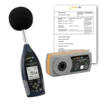 PCE Instruments PCE-428-KIT-N-ICA Environmental Meter with Sound Calibrator incl. ISO Calibration Certificate