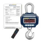 PCE Instruments PCE-CS 5000N-ICA Hanging Crane Scale, up to 5000 kg incl. ISO Calibration Certificate