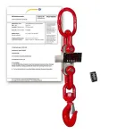 PCE Instruments PCE-CSI 30-ICA Hanging Scale with Weighing Range 30 t incl. ISO Calibration Certificate