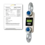 PCE Instruments PCE-DDM 10WI-ICA Hanging Crane Scale, up to 22046 lbs incl. ISO Calibration Certificate