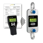 PCE Instruments PCE-DDM 5-ICA Hanging Crane Scales, Up to 11023 lbs incl. ISO Calibration Certificate