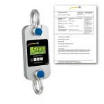 PCE Instruments PCE-DDM 5WI-ICA Hanging Weighing Hook, Up to 11023 lbs incl. ISO Calibration Certificate