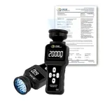 PCE Instruments PCE-DSX 100-ICA Tachometer with Coarse and Fine Adjustment incl. ISO Calibration Certificate