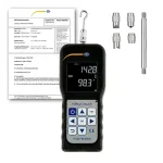 PCE Instruments PCE-FM 500N-ICA Digital Force Gauge, 5 to 500 N incl. ISO Calibration Certificate