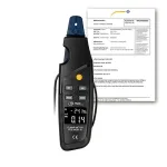 PCE Instruments PCE-MCM 10-ICA Voltmeter with 1 m (3.3 ft) Cable incl. ISO Calibration Certificate