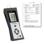 PCE Instruments PCE-P01-ICA Differential Manometer for Measuring Range incl. ISO Calibration Certificate