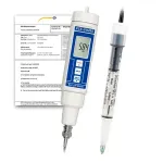 PCE Instruments PCE-PH20P-ICA Cosmetics pH Meter, 0.00 to 14.00pH incl. ISO Calibration Certificate