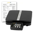 PCE Instruments PCE-PP 20-ICA Benchtop Scale incl. ISO Calibration Certificate