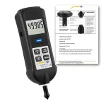 PCE Instruments PCE-T 260-ICA Handheld Tachometer, 5 to 99999 rpm incl. ISO Calibration Certificate