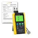PCE Instruments PCE-VM 5000-ICA Vibration Analyzer, with Sensor Cables incl. ISO Calibration Certificate