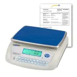 PCE Instruments PCE-WS 30-ICA Benchtop Scale, Up to 30,000 g incl. ISO Calibration Certificate