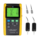 Vibration Meters PCE Instruments PCE-VM 5000-KIT Accelerometer with Display and Storage of Acceleration Speed and Displacement Measurement of Vibrations