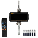 PCE Instruments PCE-CS 500LD-ICA Crane Scale with Remote Control Measuring Ranges 0 ... 500 kg incl. ISO Calibration Certificate