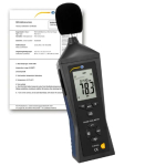 PCE Instruments PCE-322A-ICA Class II Sound Level Meter with Data-Logging Functionality w/ Calibration Certificate
