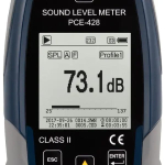 PCE Instruments PCE-428-KIT-N-ICA Environmental Meter with Sound Calibrator incl. ISO Calibration Certificate