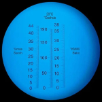 PCE Instruments PCE-OE Handheld Refractometer for Winemakers Measures Sugar Content