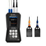 Flowmeters PCE Instruments PCE-TDS 200+ L Handheld Ultrasonic Flow Meter with Measuring Range of +/-32 m/s