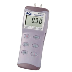PCE Instruments PCE-P50-ICA Pressure Gauge for Air and Gases incl. ISO Calibration Certificate