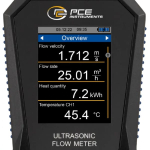 Flowmeters PCE Instruments PCE-TDS 200 SR Handheld Ultrasonic Flow Meter with 32 GB Data Memory