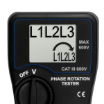 PCE Instruments PCE-PI 10 Rotary Field Indicator with Voltage Tester
