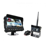 Rear View Safety RVS-4CAM-A-12 Wireless Backup Camera System 7" QV Monitor w/DVR, 4 x Backup Cameras, RVS-Mount