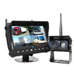 Rear View Safety RVS-4CAM Wireless Backup Camera System 7" QV Monitor w/DVR, Backup Camera, RVS-Mount