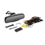 Rear View Safety RVS-718-3SC G-Series Rear View Replacement Mirror Monitor with Three 4.3" Displays