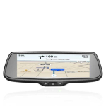 Rear View Safety RVS-718-7ML G-Series Rear View Replacement Mirror Monitor With 7.3" Mirrorlink Display