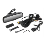 Rear View Safety RVS-718-BB G-Series Rear View Replacement Mirror Monitor With Built-In Dash Camera