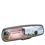Rear View Safety RVS-718-HBB G-Series Rear View Replacement Mirror Monitor With Built-in Hidden Dash Camera