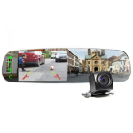 Rear View Safety RVS-776718-FL G-Series Backup Camera System with Framless Mirror Monitor, 66' Cable
