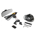 Rear View Safety RVS-776718-FL G-Series Backup Camera System with Framless Mirror Monitor, 66' Cable