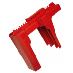 Reece Safety BS17R Ball Valve Lockout Fits Valve Size 2" to 8", Red