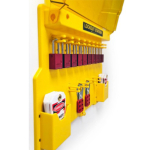 Reece Safety LSE113TT 12 Hook Covered Lockout Station with Neylon Safety Padlocks