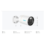 Reolink RLC-1212A 1-Pack Intelligent 12MP PoE Camera with Powerful Spotlight