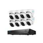 Reolink RLK16-800D8 1 Pack Security Camera System, 24/7 Protection in 4K Ultra HD with Smart Detection