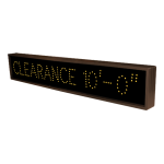Signal-Tech 10921 TCL742A-C426/120-277VAC "CLEARANCE 10'- 0"" Outdoor Blank-out LED Direct-view Sign