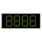 Signal-Tech 24285 SA1026GR-F286/120-277VAC "4-Digit LED Counting Display (Seven Segment), Green & Red" Space Available Sign