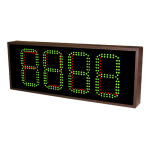 Signal-Tech 24285 SA1026GR-F286/120-277VAC "4-Digit LED Counting Display (Seven Segment), Green & Red" Space Available Sign