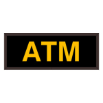 Signal-Tech 26712 PHX718A-125/120-277VAC "ATM" Outdoor Blank-out LED Backlit Sign
