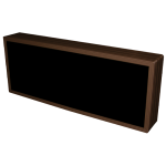 Signal-Tech 31125 TCL718GRR-202/12-24VDC "OPEN | CLOSED | FULL" Outdoor Blank-out LED Direct-view Sign