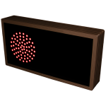 Signal-Tech 33103 TCL714RG-225/12-24VDC Indicator Dots, Double, 4 in dia, Red - Green Outdoor Blank-out LED Direct-view Sign