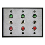 Signal-Tech 34235 TG333 SPDT/24VDC 3 Gang Switch (3-SPDT)